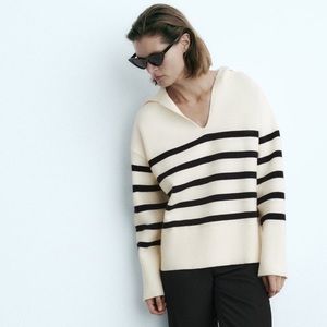 Zara Striped knit sweater